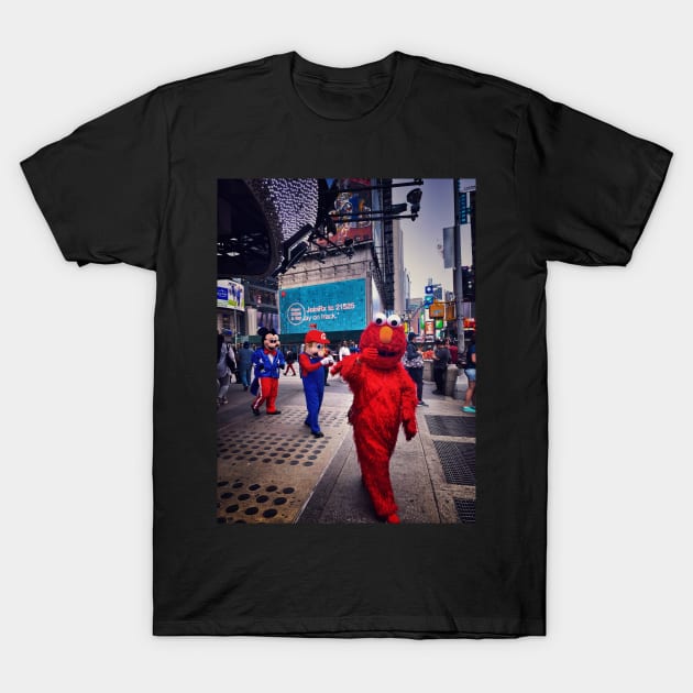 Times Square Manhattan New York City T-Shirt by eleonoraingrid